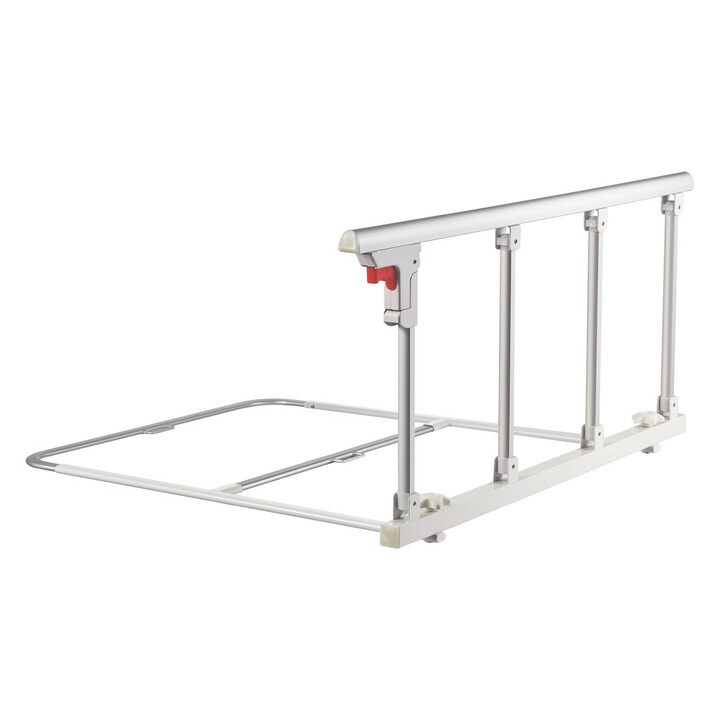 Taitettava sängynlaita senioreille 97 cm HFK-5115-1, metallinen tukikaide kiinnityshihnalla