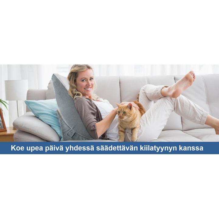 Kaksiosainen säädettävä kiilatyyny