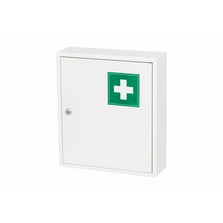 Lukollinen teräksinen lääkekaappi