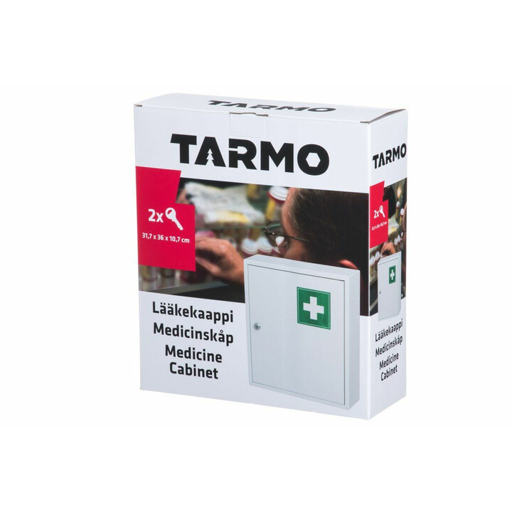 Lukollinen teräksinen lääkekaappi