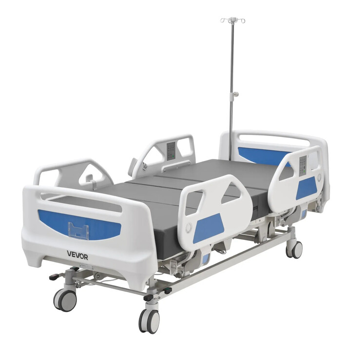 5-toiminen täyssähköinen sairaalasänky 250 kg Cardiac Chair- ja CPR-toiminnoilla