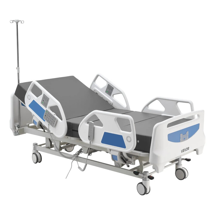 5-toiminen täyssähköinen sairaalasänky 250 kg Cardiac Chair- ja CPR-toiminnoilla