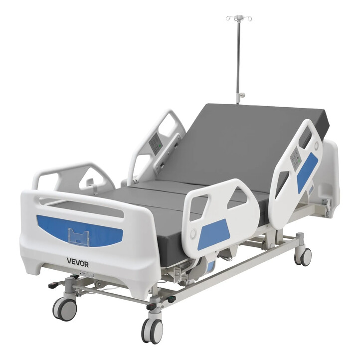 5-toiminen täyssähköinen sairaalasänky 250 kg Cardiac Chair- ja CPR-toiminnoilla