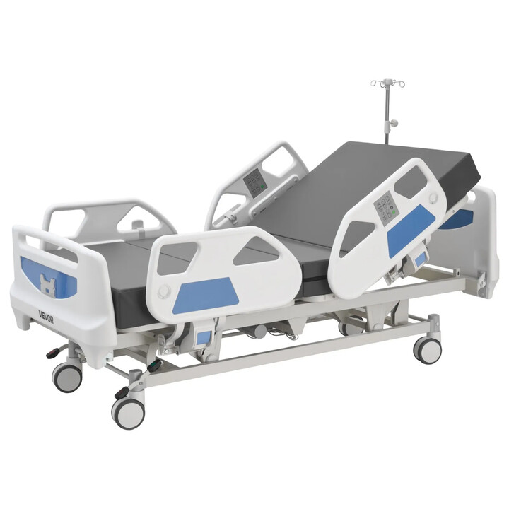 5-toiminen täyssähköinen sairaalasänky 250 kg Cardiac Chair- ja CPR-toiminnoilla