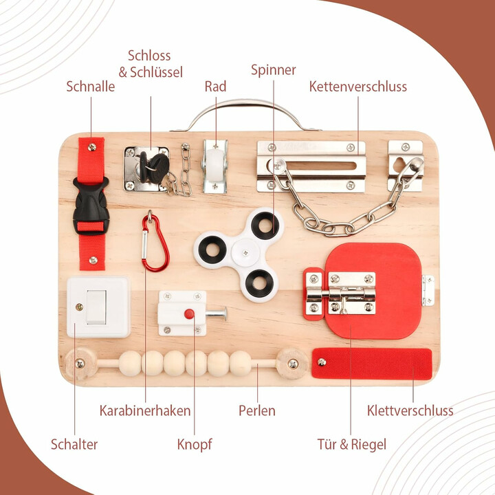 Aktiviteettitaulu muistin ja käsien aktivointiin