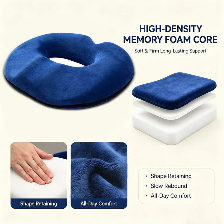 Ergonominen rengastyyny mukavampaan istumiseen
